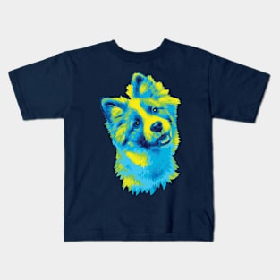 Cool Colored Fluff Pupp Kids T-Shirt